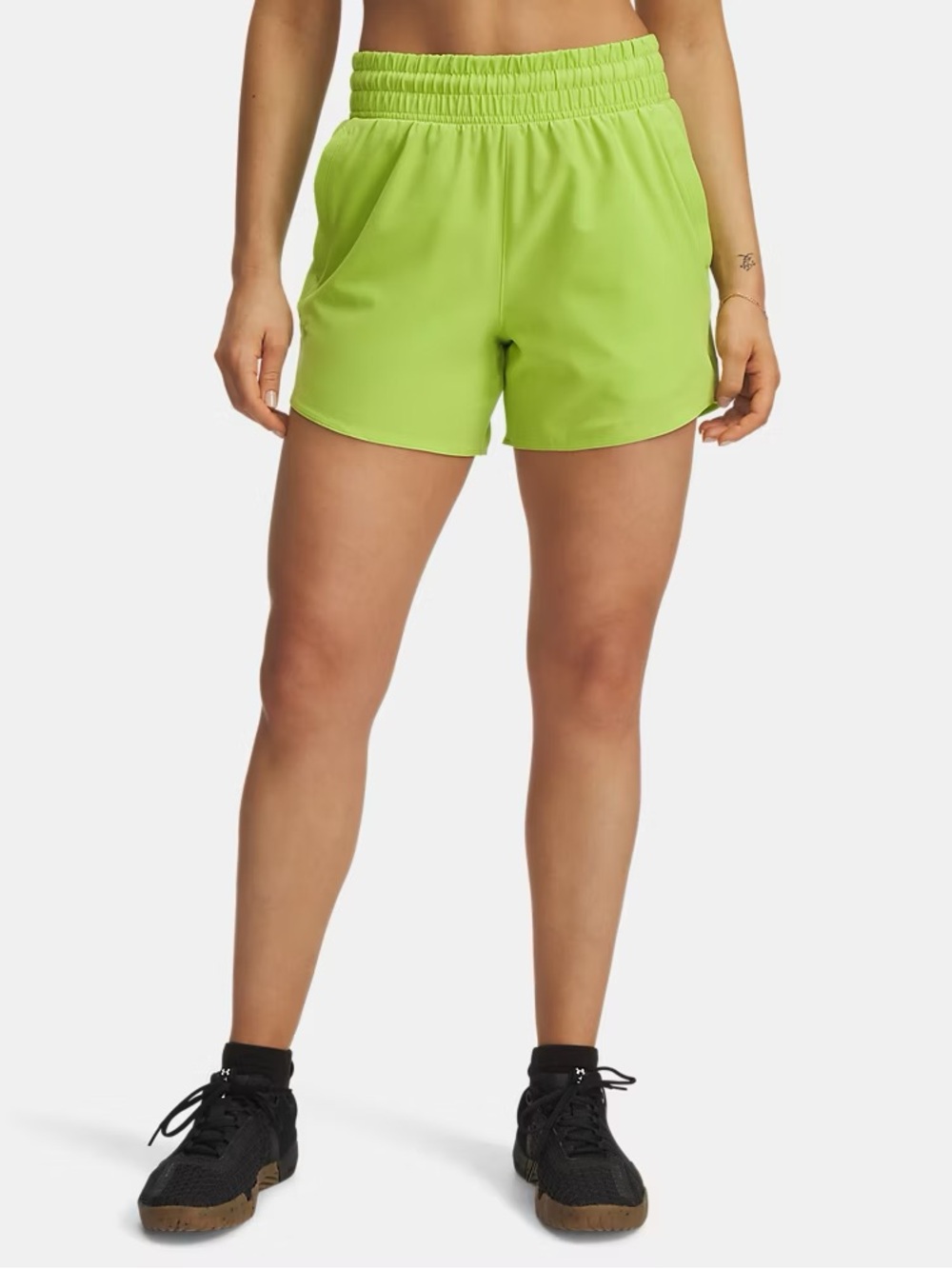 Under Armour neon lime green 5” shorts